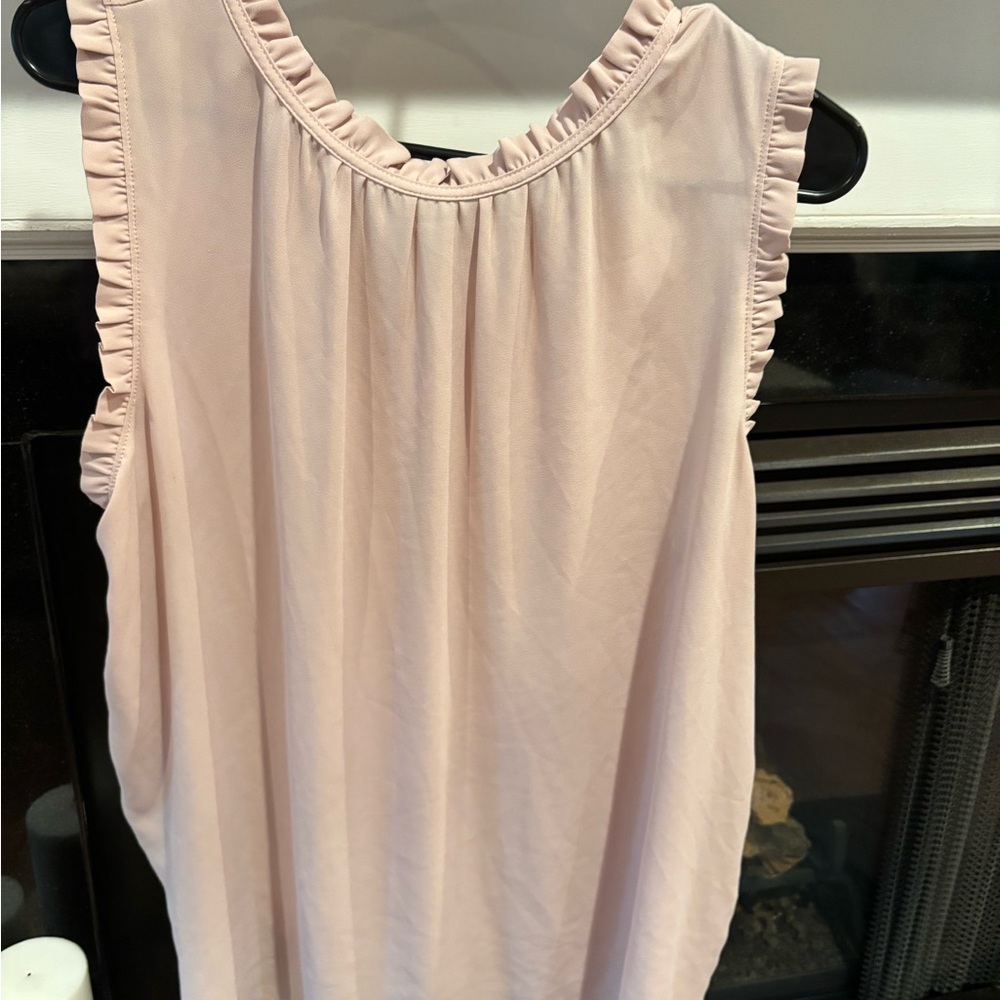 Loft Beautiful Blush Sleeveless Top